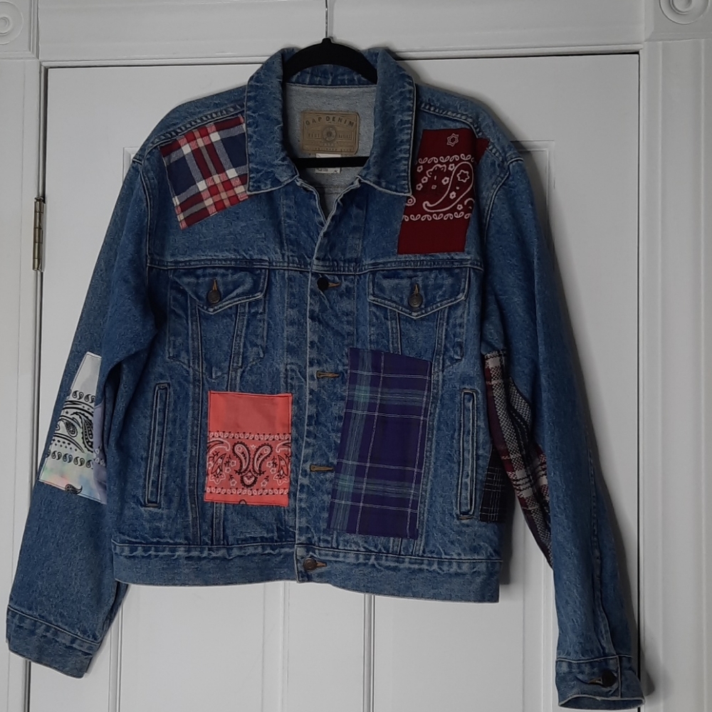 GAP VINTAGE PATCHWORK JACKET
